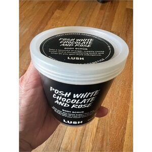 Lush Posh White Chocolate and Rose Body Scrub - 10.2 oz SOLD OUT NEW